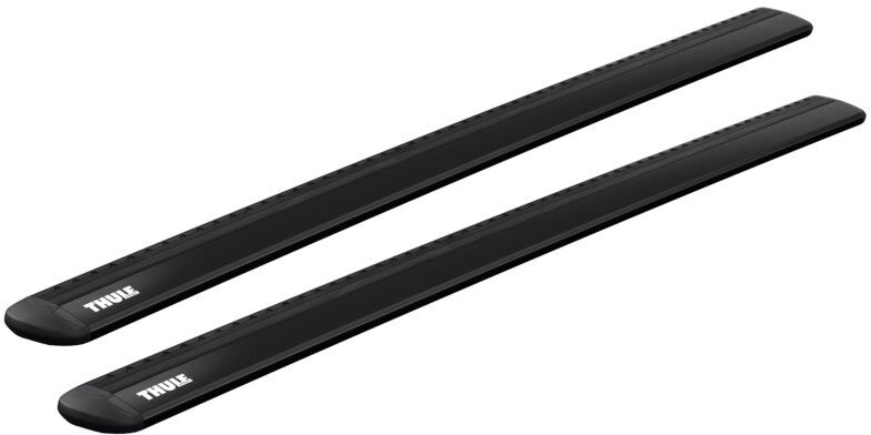 2 barre da tetto thule wingbar evo 7114 135 cm in alluminio nere