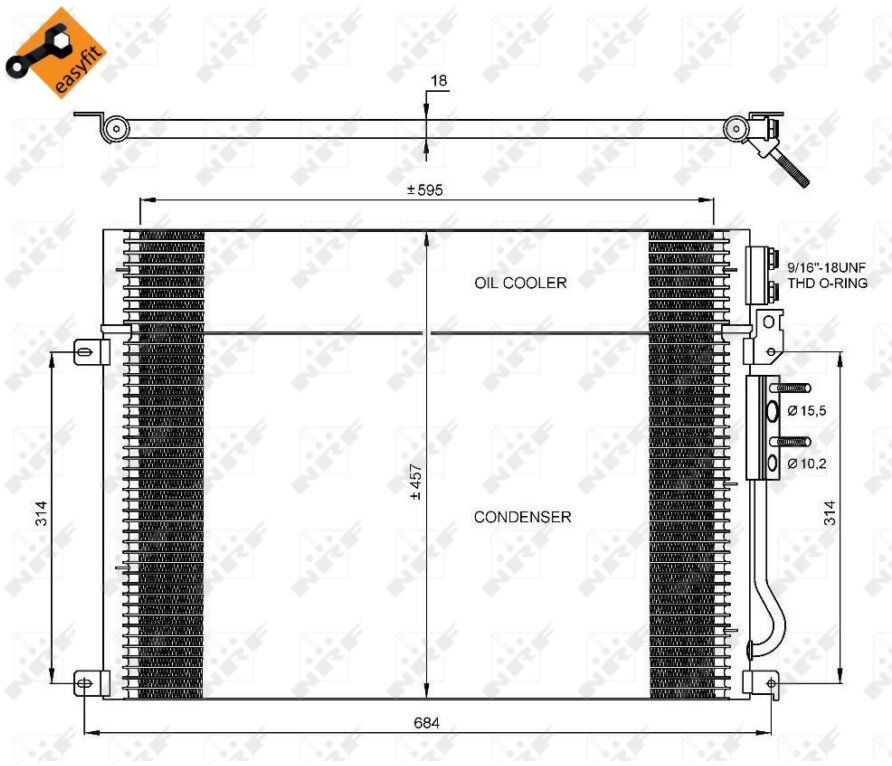 Condensatore Nrf 35920 Easy Fit