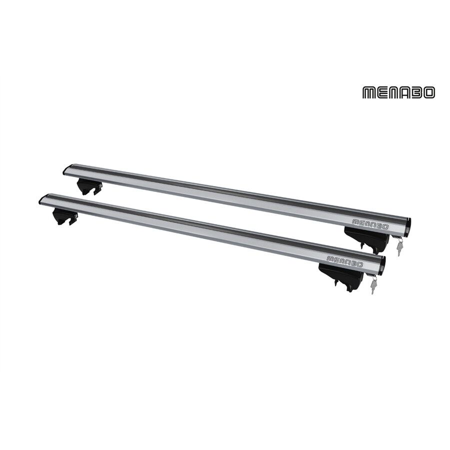 2 Barre Da Tetto Menabo Lince Xl Silver