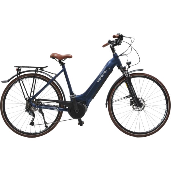 bici elettrica da città wayscral everyway e450 28 pollici blu