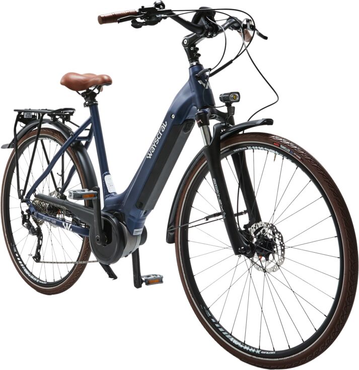 bici elettrica da città wayscral everyway e450 28 pollici blu