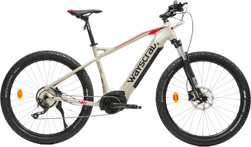 mountain bike elettrica wayscral anyway e450 27,5 pollici grigio