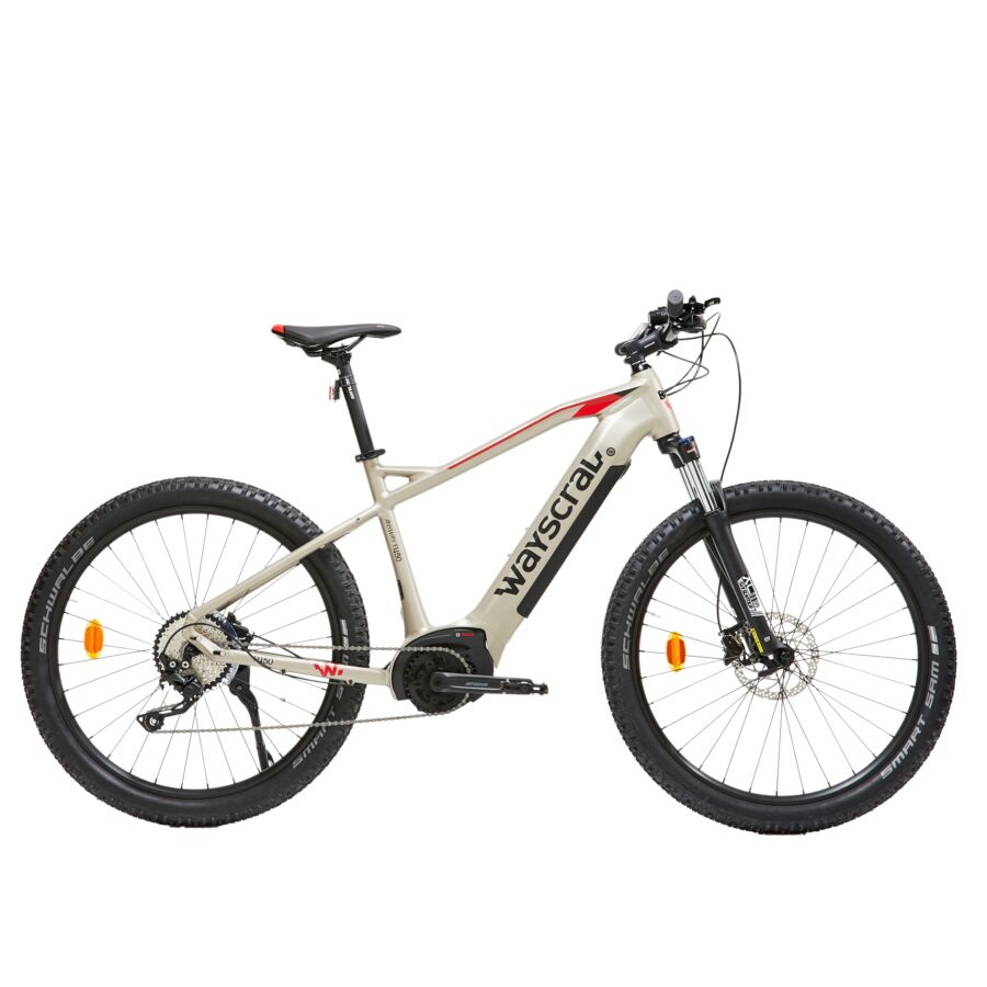Mountain Bike Elettrica Wayscral Anyway E450 27,5 Pollici Grigio