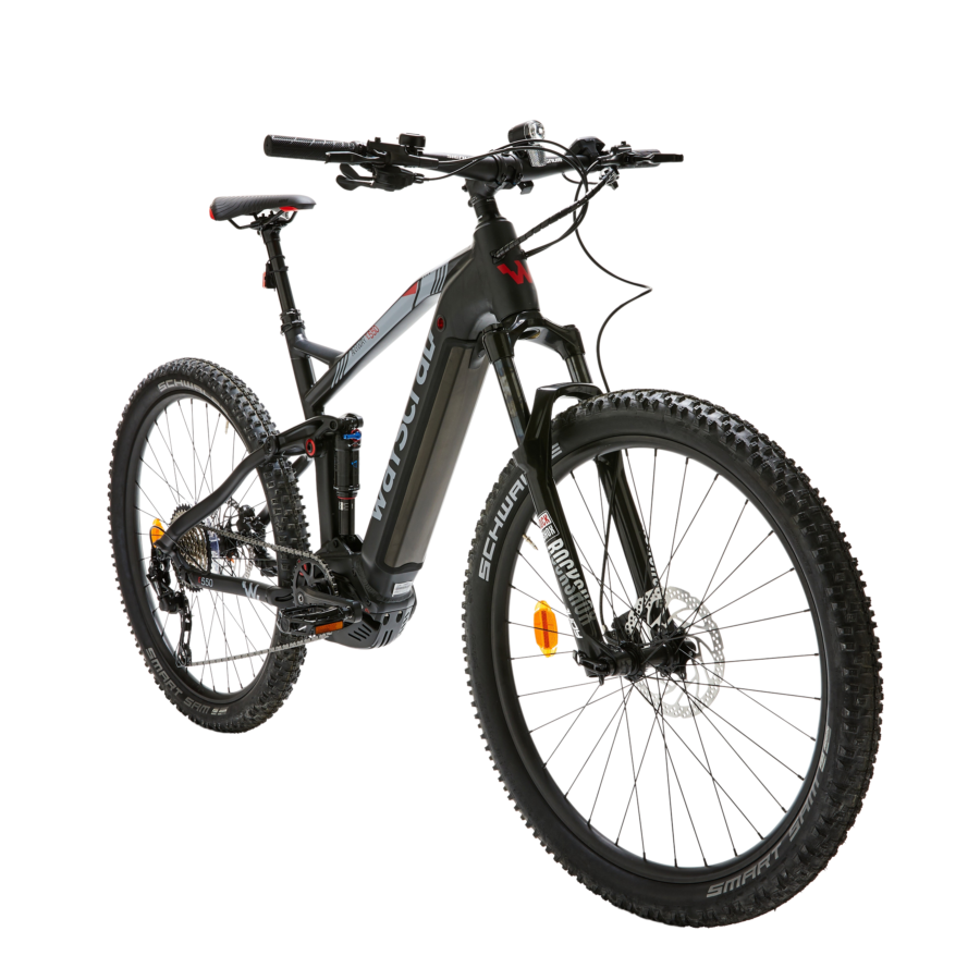 Mountain Bike Elettrica Full-suspension Wayscral Anyway E550 27,5 Pollici Nero