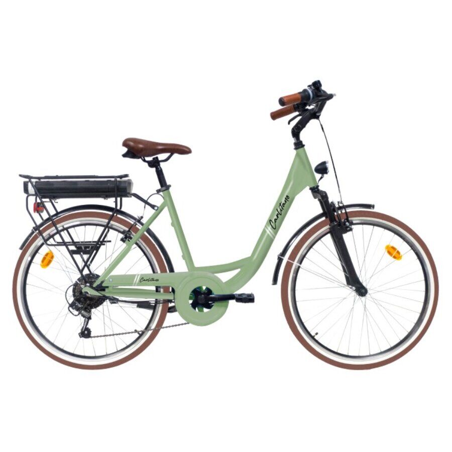 Bici Elettrica Da Città Carlitano 26 Pollici Verde