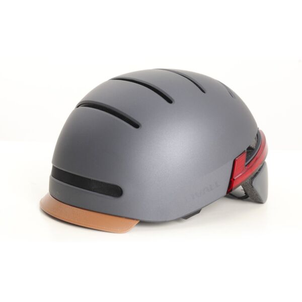 casco per bicicletta nero opaco livall smart urban l