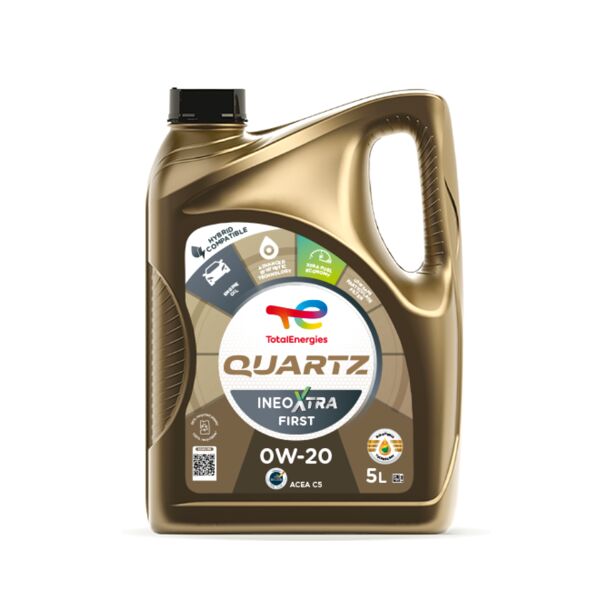 olio motore diesel e benzina quartz ineo xtra total 0w20 5 litri
