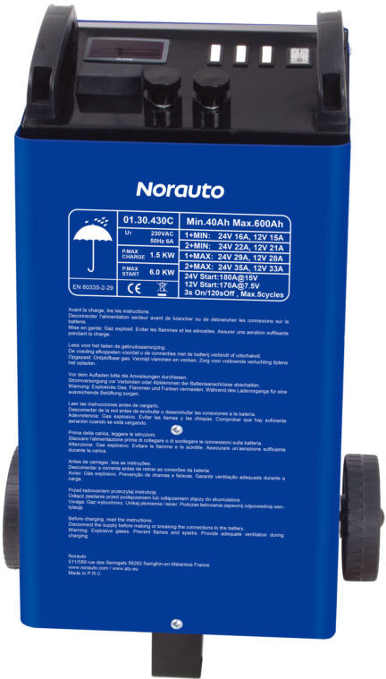 Caricabatterie E Starter Auto Norauto 35a 12/24v