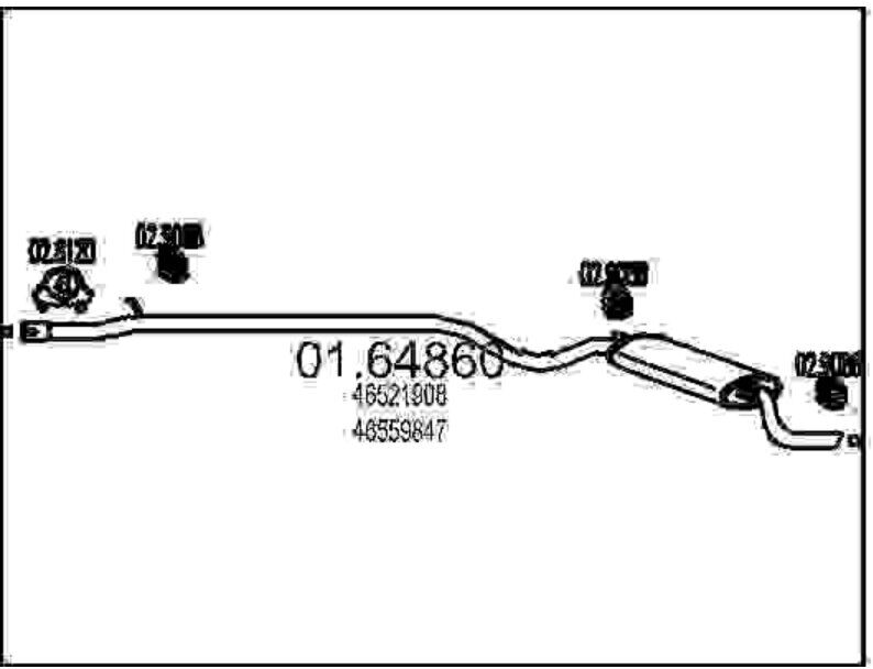 Silenziatore Posteriore Mts 01.64860