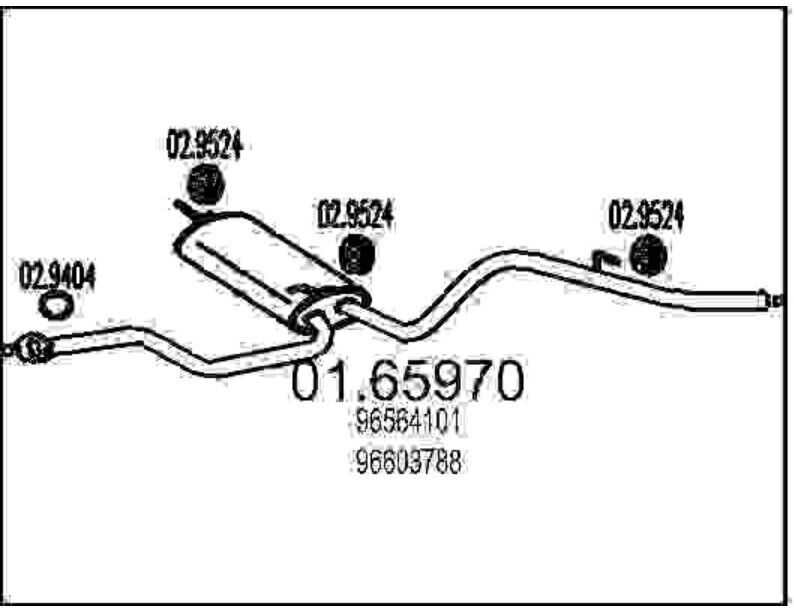 Silenziatore Posteriore Mts 01.65970