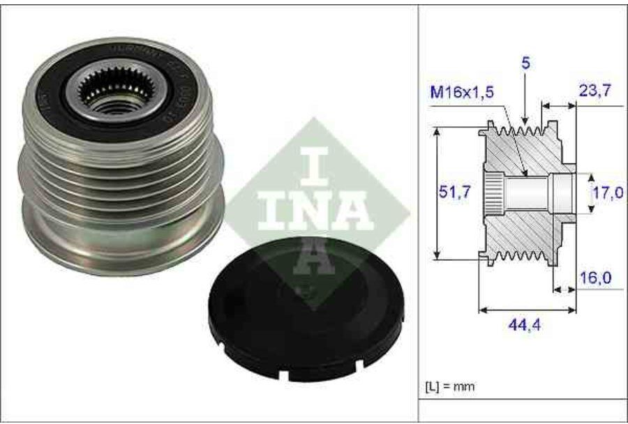 Puleggia Alternatore Ina 535 0020 10