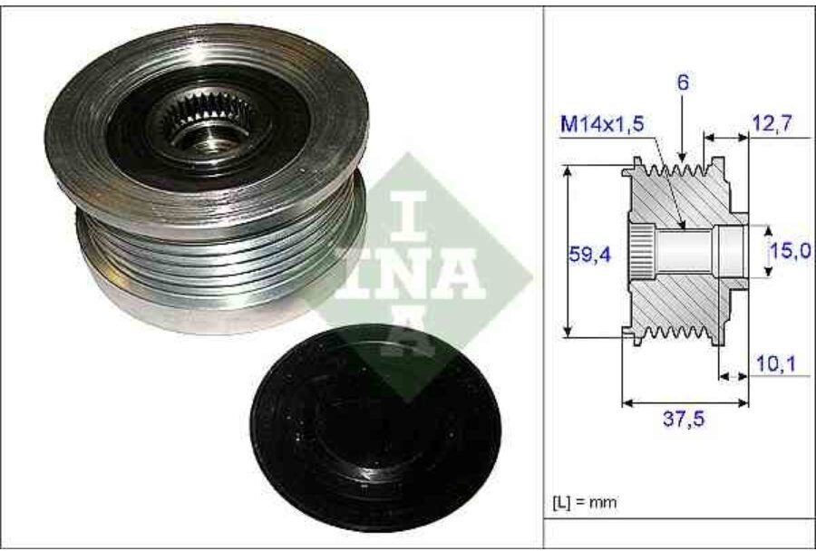 Puleggia Alternatore Ina 535 0110 10