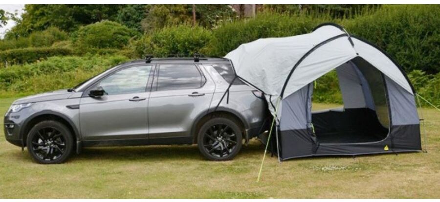 tenda kampa tailgater con telaio per auto con portellone posteriore