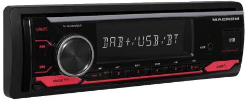 autoradio macrom dl3300dab (antenna inclusa)