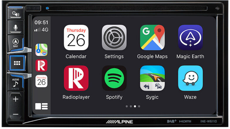 Autoradio Alpine Ine-w611d.