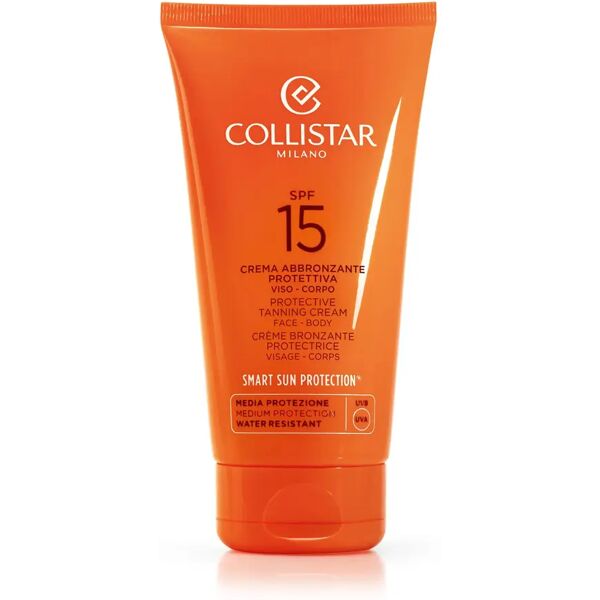 collistar crema abbronzante protettiva viso e corpo media protezione spf 15 150 ml