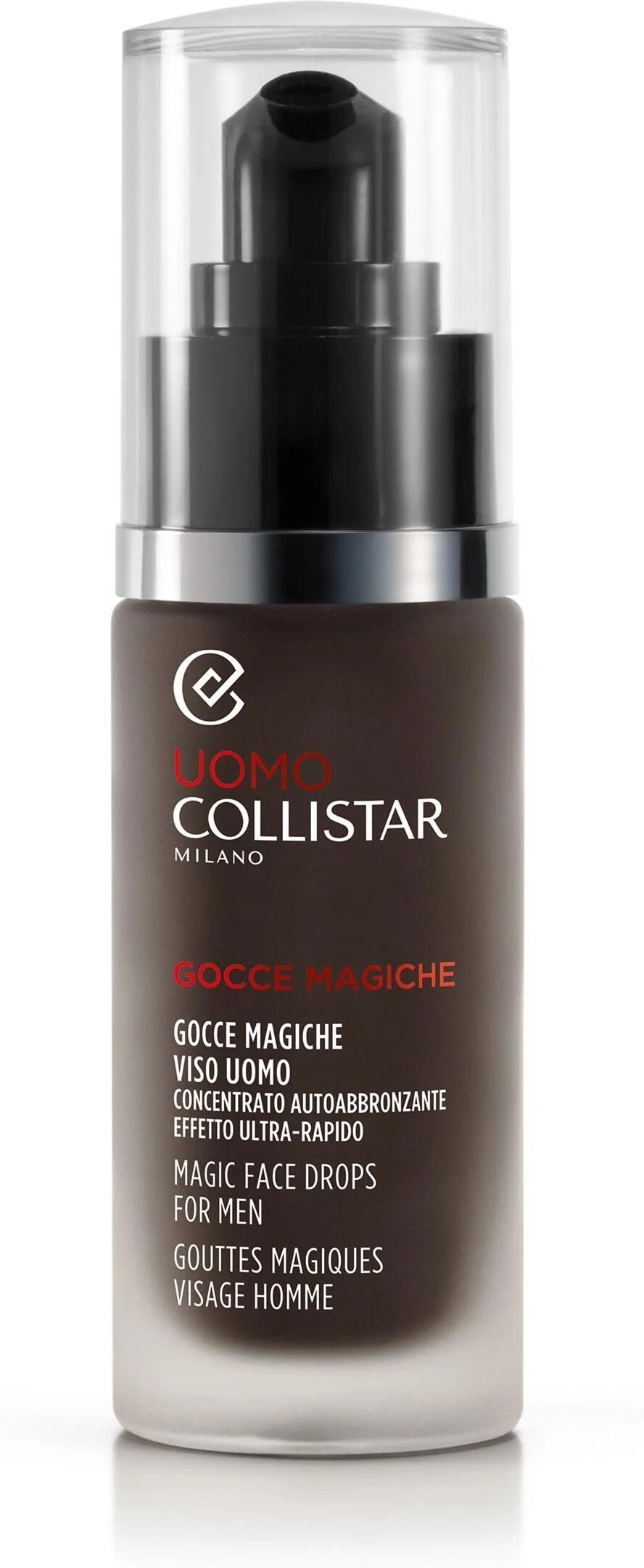 collistar gocce magiche viso uomo concentrato autoabbronzante effetto ultra rapido 30 ml