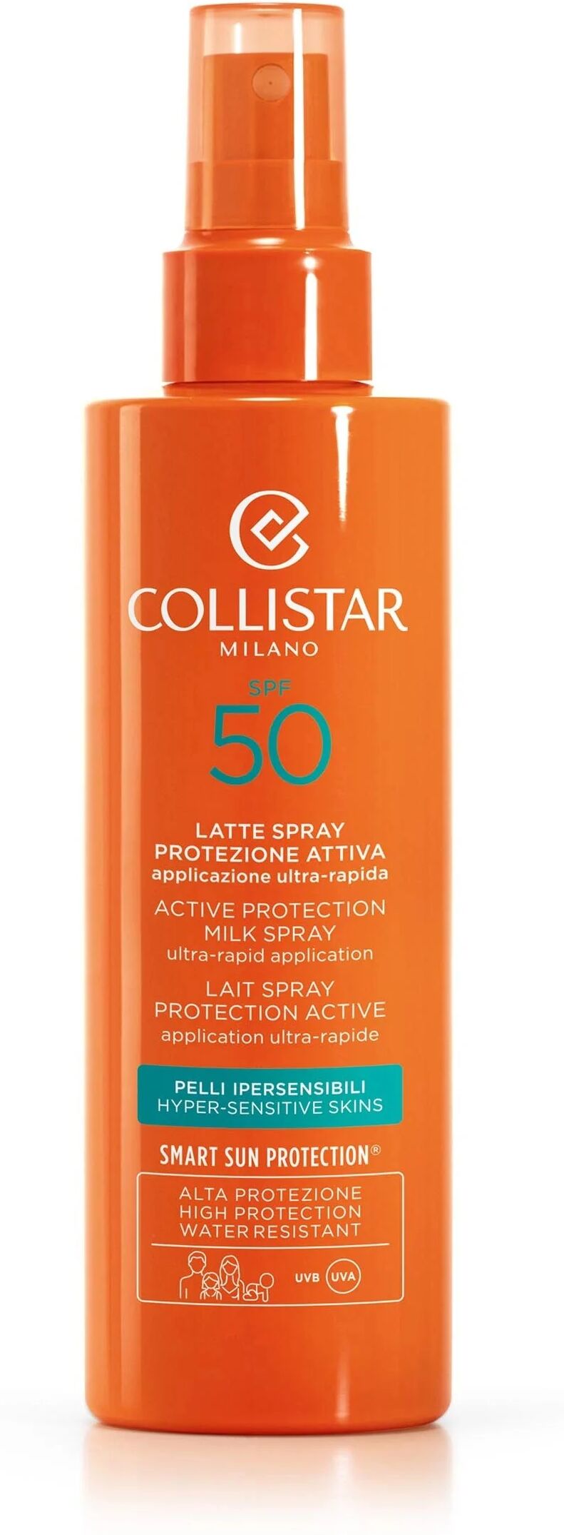 Collistar Latte Spray Protezione Attiva Per Pelli Ipersensibili SPF 50 200 ml