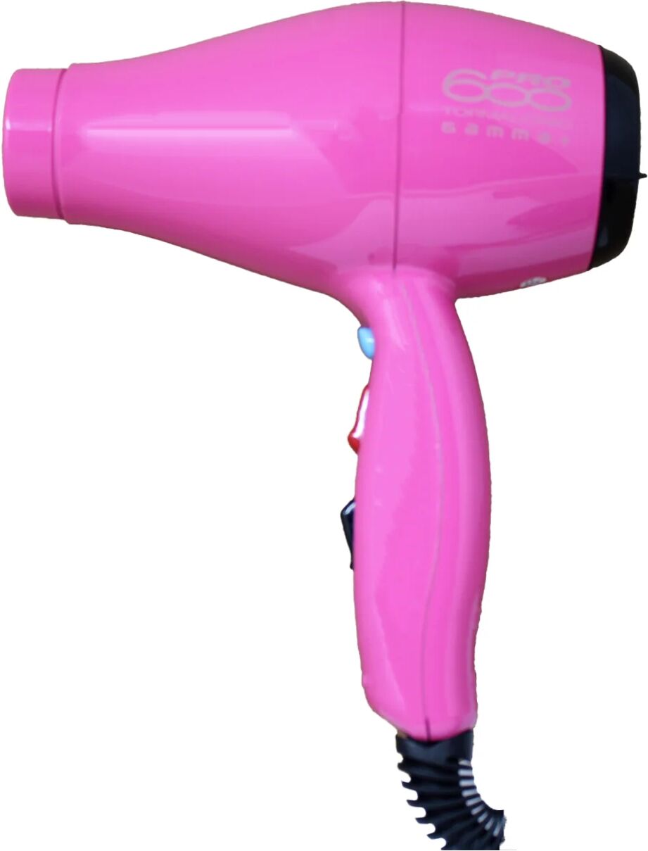 gammapiù pro 600 asciugacapelli professionale 2100 w colore rosa