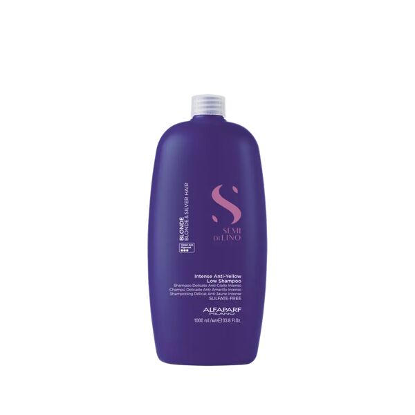 alfaparf milano semi di lino blonde shampoo anti giallo per capelli biondi e silver 1000 ml