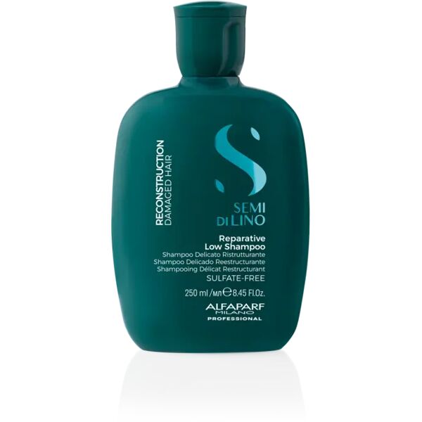 alfaparf milano semi di lino reconstruction damaged hair shampoo delicato ristrutturante per capelli danneggiati 250 ml