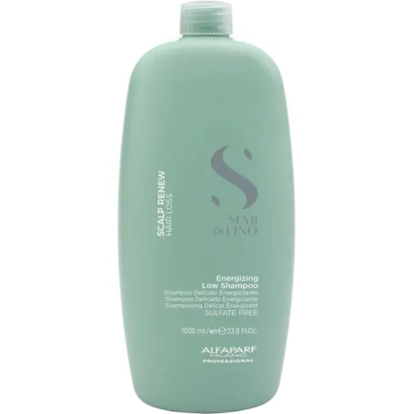 alfaparf milano semi di lino scalp renew hair loss shampoo delicato energizzante per capelli anti caduta 1000 ml