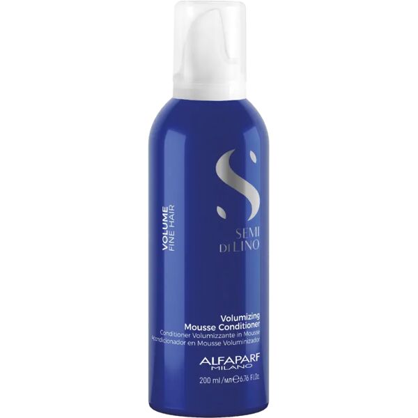 alfaparf milano semi di lino volume fine hair conditioner volumizzante per capelli in mousse 200 ml