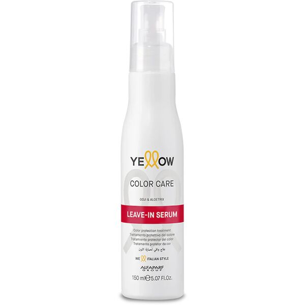 alfaparf yellow color care leave in serum trattamento protettivo del colore per capelli 150 ml