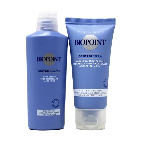 biopoint control kit capelli ricci e crespi shampoo 75 ml + maschera 50 ml