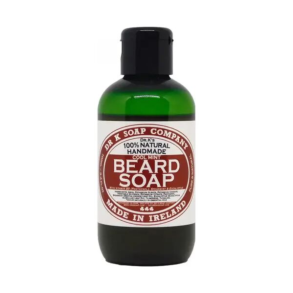 dr k soap company dr k beard soap sapone per barba cool mint 100 ml