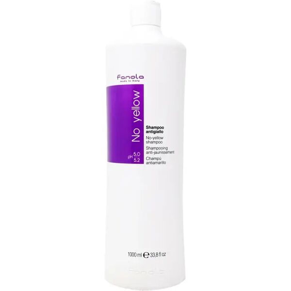 fanola no yellow shampoo antigiallo per capelli 1000 ml