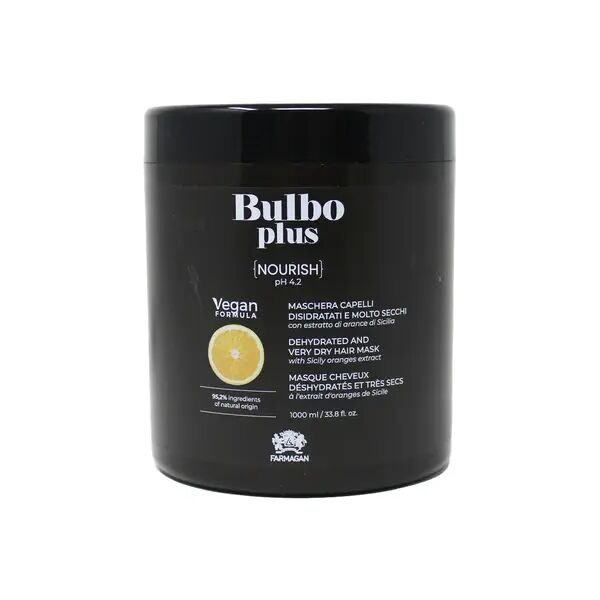 farmagan bulbo plus formula vegan nourish maschera per capelli danneggiati e molto secchi 1000 ml