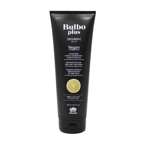 farmagan bulbo plus formula vegan nourish maschera per capelli danneggiati e molto secchi 250 ml