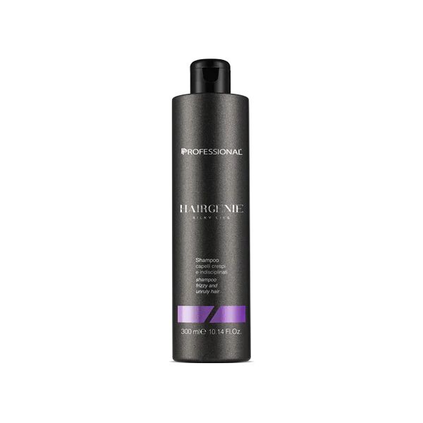 professional hairgenie silky liss shampoo per capelli crespi e indisciplinati 300 ml