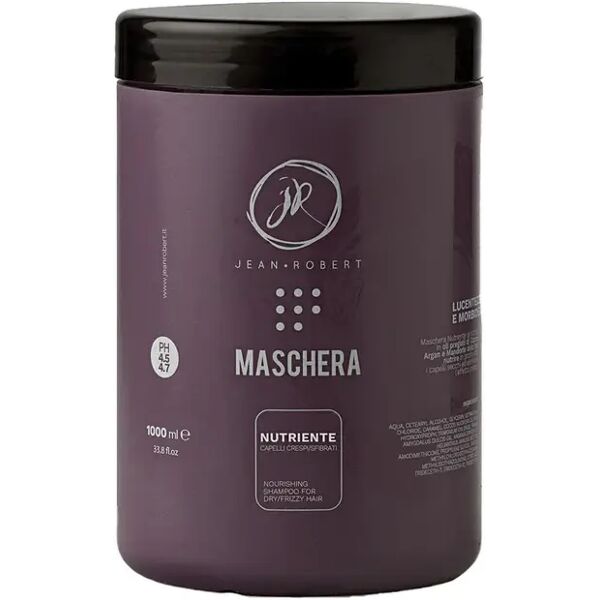 jean robert maschera nutriente per capelli crespi e sfibrati 1000 ml