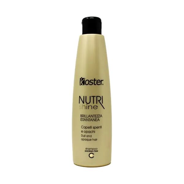 koster nutri shine brillantezza istantanea shampoo per capelli spenti e opachi 300 ml