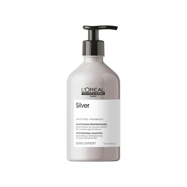 l'oreal l'oréal serie expert silver shampoo per capelli anti giallo 500 ml