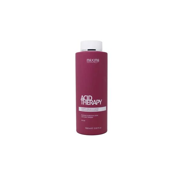 maxima professional maxima acid therapy shampoo per capelli colorati e trattati nuova formula 1000 ml
