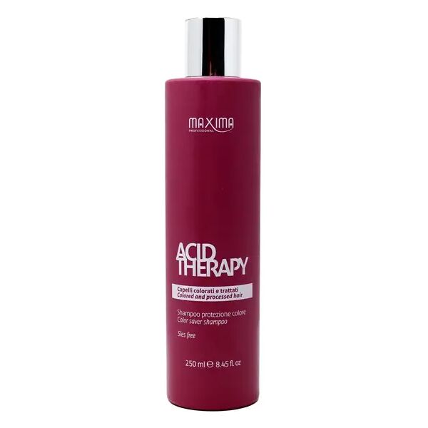 maxima professional maxima acid therapy shampoo per capelli colorati e trattati nuova formula 250 ml