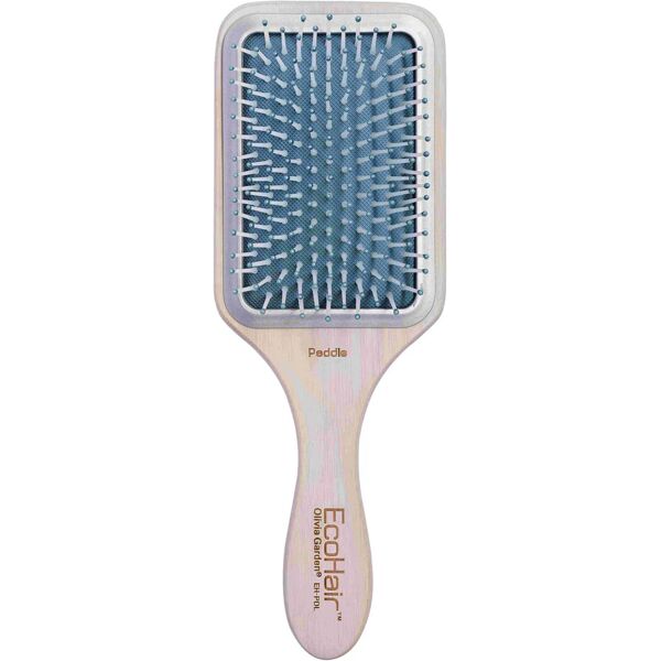 olivia garden spazzola eco hair paddle styler manico in bambù