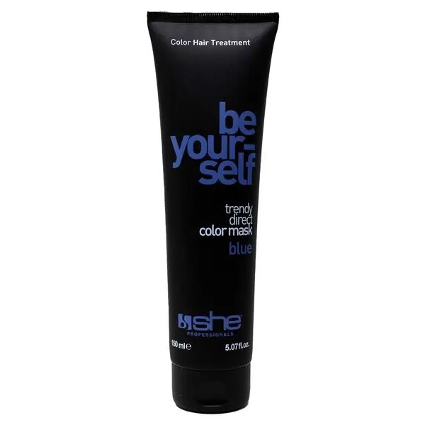 she professional be your self maschera tonalizzante e ristrutturante per capelli colore blue 150 ml