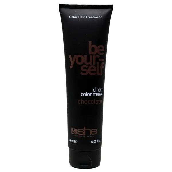 she professional be your self maschera tonalizzante e ristrutturante per capelli colore chocolate 150 ml