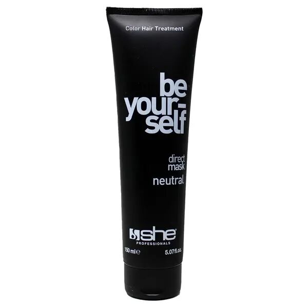 she professional be your self maschera tonalizzante e ristrutturante per capelli colore neutral 150 ml