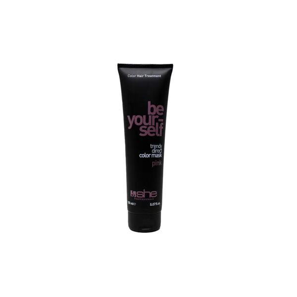 she professional be your self maschera tonalizzante e ristrutturante per capelli colore pink 150 ml