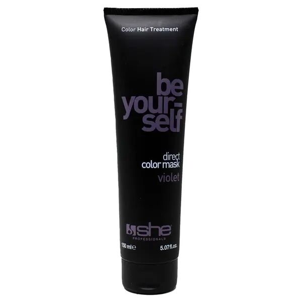 she professional be your self maschera tonalizzante e ristrutturante per capelli colore violet 150 ml