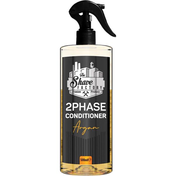 the shave factory balsamo bifasico per capelli con olio di argan 500 ml