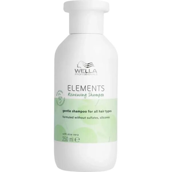 wella elements renewing shampoo delicato per tutti i tipi di capelli 250 ml