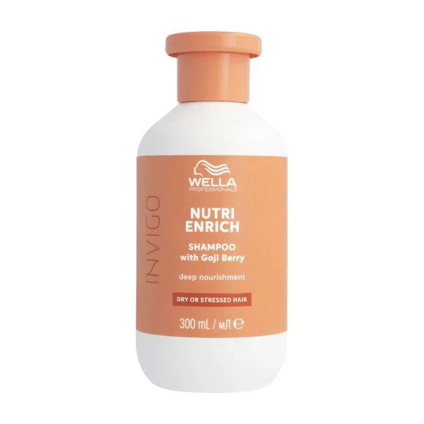 wella invigo nutri enrich shampoo nutriente per capelli secchi e fragili con bacche di goji 300 ml