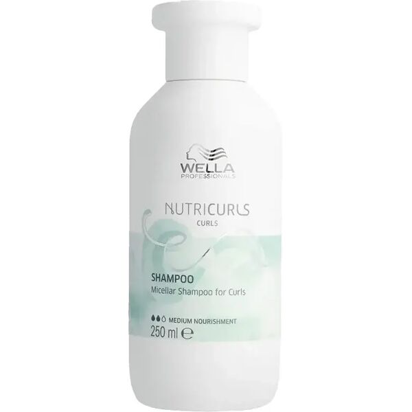 wella nutri curls shampoo micellare per capelli ricci 250 ml