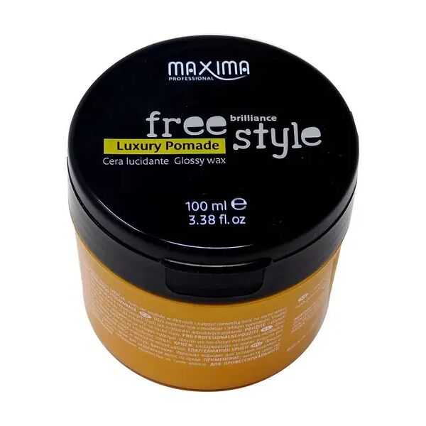 maxima professional maxima free style luxury pomade cera lucidante per capelli 100 ml